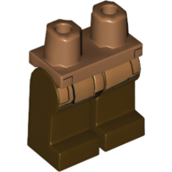 Lego nohy, tmavě hnědá (6142883)